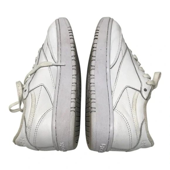 Reebok Women’s Club C White Leather Double Classic Platform Tennis Shoes 7.5 - Picture 10 of 15